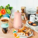 1L Electric Gooseneck Kettle - 1200W Fast Boil, Rose Pink - Image 4