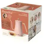 1L Electric Gooseneck Kettle - 1200W Fast Boil, Rose Pink - Image 5