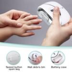 2-in-1 Electric Nail Clipper - Auto Trim & Polish for All Ages - Image 2