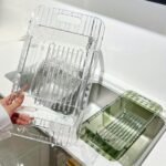 Adjustable Sink Drainer Basket - Expandable for Fruits & Dishes - Image 6