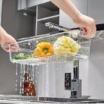 Adjustable Sink Drainer Basket - Expandable for Fruits & Dishes - Image 3