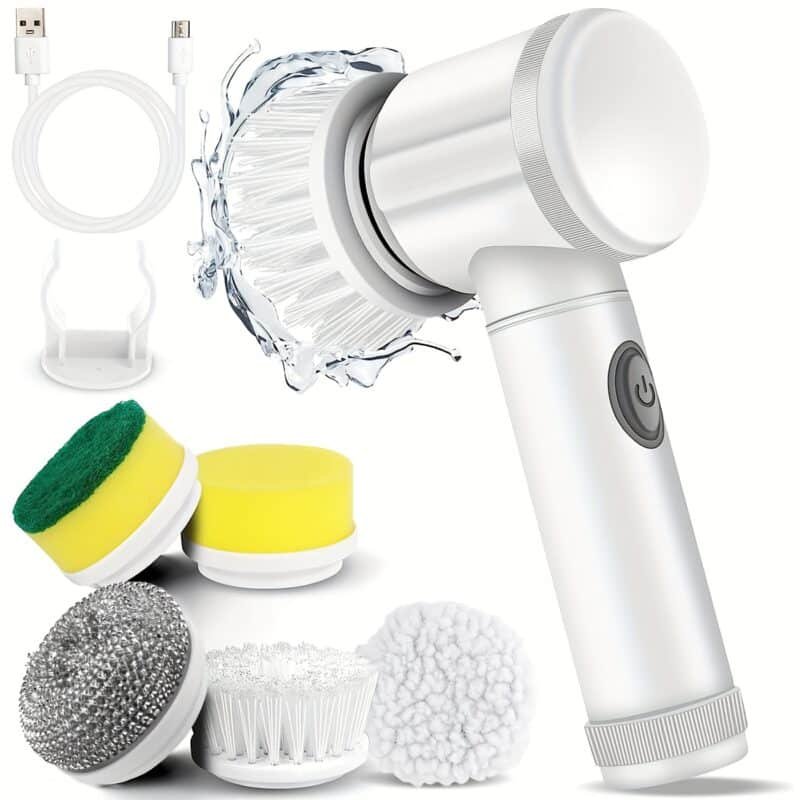 Cordless Electric Scrubber - Powerful Cleaning Brush for Kitchen, Floor - Image 1