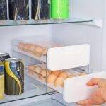 2-Layer Clear Egg Holder for Fridge – Stackable Plastic Organizer, 36-Egg Capacity with Handles - Image 7