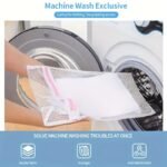 Laundry Mesh Bags 4-Pack, Durable Zippered Wash Bags for Protecting Clothes and Delicateshe Washing Machine, Laundry Bags - Image 2