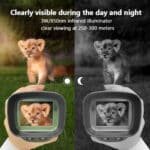 MERXENG 48MP Digital Infrared Night Vision Binoculars – 8X Zoom, Rechargeable, Waterproof, Day & Night Use for Camping, Hiking, Wildlife - Image 2