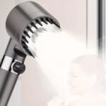 Multi-Setting Shower Head with Filter, Handheld + Wall Mount, Adjustable, Leak-Proof, 5 Filters - Image 5