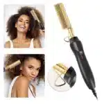 2-in-1 Hair Straightener Brush & Curler for Wet & Dry Hair - Image 2