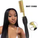 2-in-1 Hair Straightener Brush & Curler for Wet & Dry Hair
