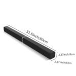 2 IN 1 TV Sound Bar, Sound Bars for Smart TV, 50W Wireless 2.0 Channel Home Audio Sound Bars with ARCu002FOpticalu002FAUX Connection - Image 2