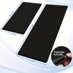 Black Kitchen Comfort Mats (2pcs) – Ergonomic, Non-Slip, Heavy Duty Foam Rugs - Image 3