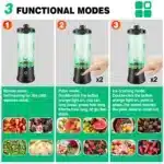 600ml Portable Smoothie Blender, USB Rechargeable Mini Blender for Travel, Powerful Ice Crushing & Large Capacity - Image 5