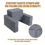 Multi-Purpose Foam Wedge Pillow for Gaming & Relaxing - Image 5
