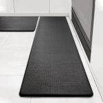 Black Kitchen Comfort Mats (2pcs) – Ergonomic, Non-Slip, Heavy Duty Foam Rugs - Image 9