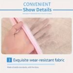 Laundry Mesh Bags 4-Pack, Durable Zippered Wash Bags for Protecting Clothes and Delicateshe Washing Machine, Laundry Bags - Image 5