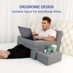 Multi-Purpose Foam Wedge Pillow for Gaming & Relaxing - Image 4