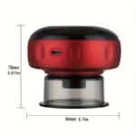 Rechargeable Warm Cupping Device – Vacuum Massager for Back, Neck & Arms, Home Spa Therapy - Image 2