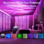 Aurora Borealis Starry Sky Projection Light, LED Projection Night Light with Remote Control, 7 Lighting Effects - Image 3