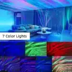 Aurora Borealis Starry Sky Projection Light, LED Projection Night Light with Remote Control, 7 Lighting Effects - Image 4