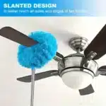 Microfiber Ceiling Fan Duster, Extendable to 80cm, Reusable Cleaning Brush