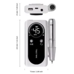 Portable 45000RPM Electric Nail Drill – Low Noise, Rechargeable - Image 6