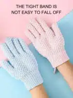 Rubbing Towel Five Finger Shower Gloves Shower Frosted Mud Shower Tools Frosted Shower Towel Scrubbing Tool Shower Gloves 1pc - Image 2