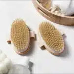 Natural Bristle Brush Soft Wet Dry Skin Body SPA Brush Bath Massager - Image 4