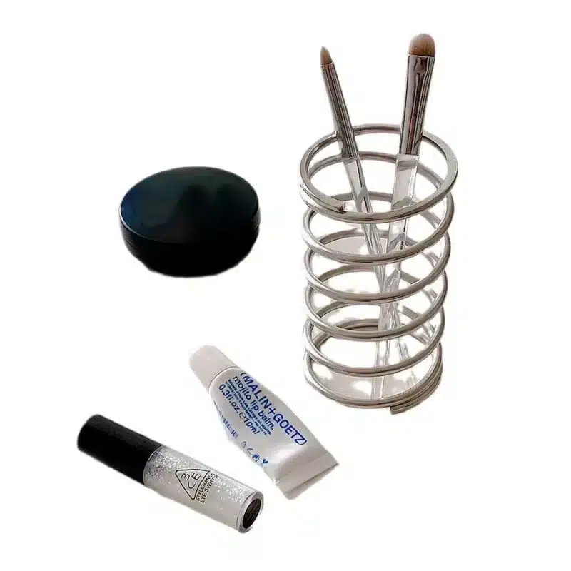 Stainless Steel Toothbrush Holder Metal Bathroom Accessories Tool for Toothpaste Makeup Brush Storage Rack Home Decoration - Image 6