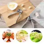 Stainless steel garlic masher Garlic Press Kitchen Tools Accessories Manual ginger juicer Manual press tool Garlic grinder - Image 2