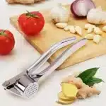 Stainless steel garlic masher Garlic Press Kitchen Tools Accessories Manual ginger juicer Manual press tool Garlic grinder - Image 3