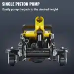 VEVOR 2.5T Floor Hydraulic Jack Pneumatic Low Profile Floor Jack Heavy-Duty Steel Racing Floor Jack with Single Piston Lift Pump - Image 5
