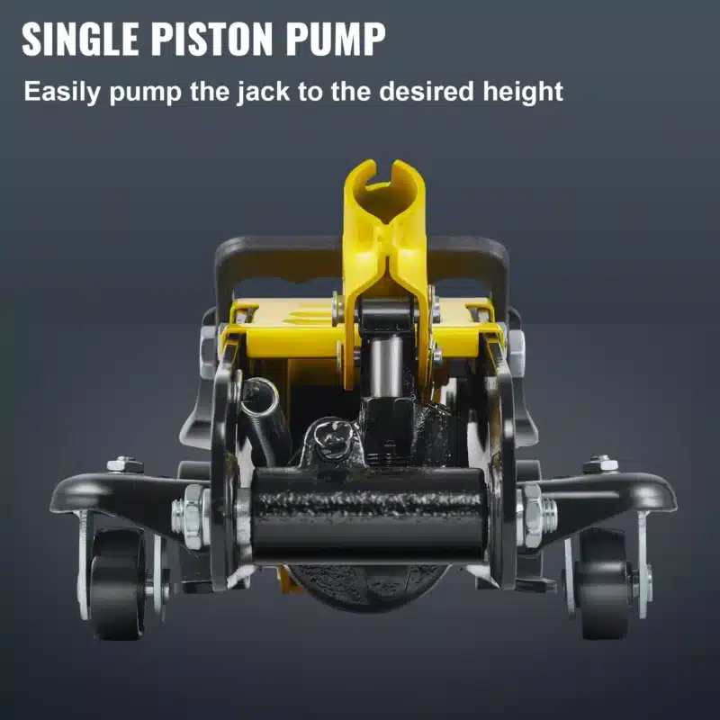 VEVOR 2.5T Floor Hydraulic Jack Pneumatic Low Profile Floor Jack Heavy-Duty Steel Racing Floor Jack with Single Piston Lift Pump - Image 5
