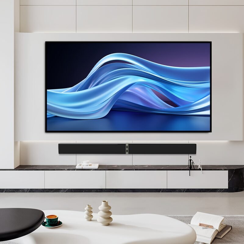 2 IN 1 TV Sound Bar, Sound Bars for Smart TV, 50W Wireless 2.0 Channel Home Audio Sound Bars with ARCu002FOpticalu002FAUX Connection - Image 10