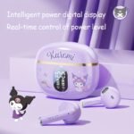 Sanrio Wireless Earphones – 3 Cute Styles with LED Display, Smart Calls & Portable Design for Study, Exercise, or Gifts - Image 4
