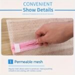 Laundry Mesh Bags 4-Pack, Durable Zippered Wash Bags for Protecting Clothes and Delicateshe Washing Machine, Laundry Bags - Image 8