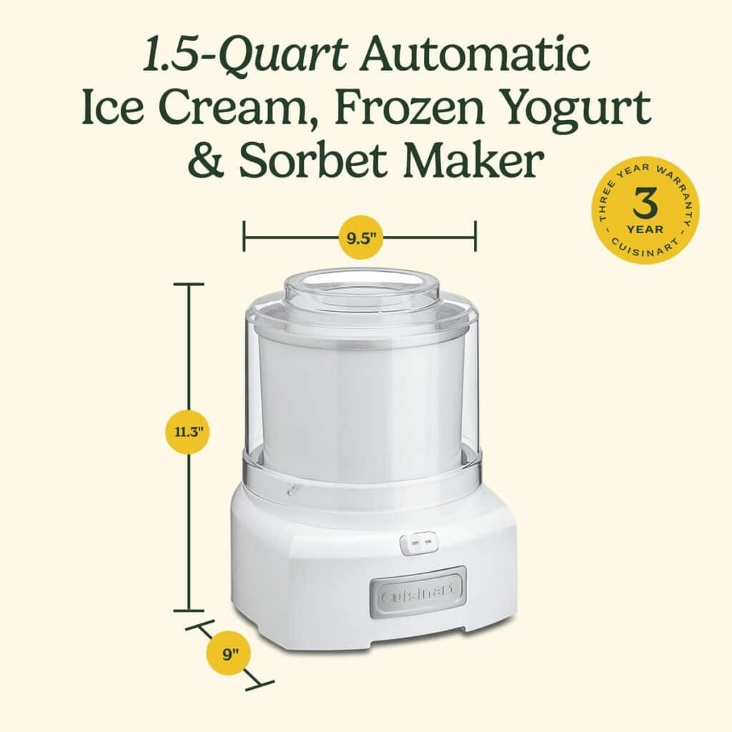 Homemade Frozen Desserts – Fresh Ice Cream, Yogurt and Sorbet Made with Cuisinart Treat Maker